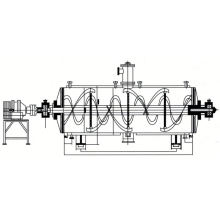 2017 ZPG series vacuum harrow drier, SS vacuum tray, powder continuous freeze drying